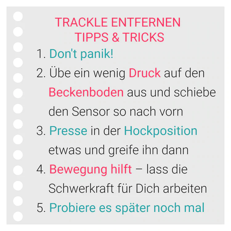 trackle entfernen Tipps & Tricks
