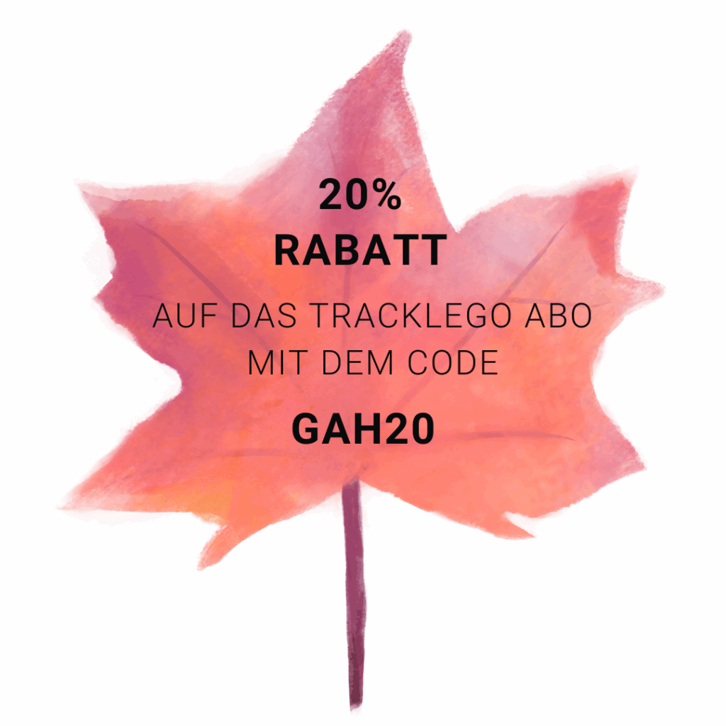 20% Rabatt auf das trackle Abo mit dem Rabattcode GAH20!