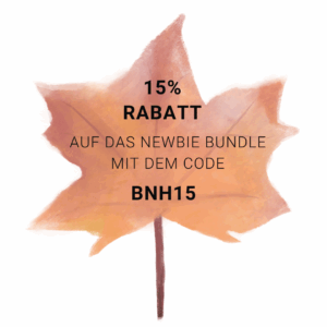15% Rabatt auf das Newbie-Bundle mit dem Rabattcode BNH15