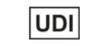 Das regulatorische UDI-Symbol (Unique Device Identification) als schwarzer Schriftzug in einem Rahmen. In der Backend-Dokumentation von trackle kennzeichnet dieses Symbol die eindeutige Identifikationsnummer der Software-Version, um die regulatorischen Anforderungen an die Produktsicherheit zu erfüllen.