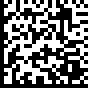 Ein quadratischer Data-Matrix-Code in Schwarz-Weiß. Dieser maschinenlesbare Code dient als Unique Device Identifier (UDI) für die trackle iOS-App (Version 2.0.39). Er ermöglicht die eindeutige Identifizierung und Rückverfolgbarkeit der Software gemäß medizinischen Qualitätsstandards.
